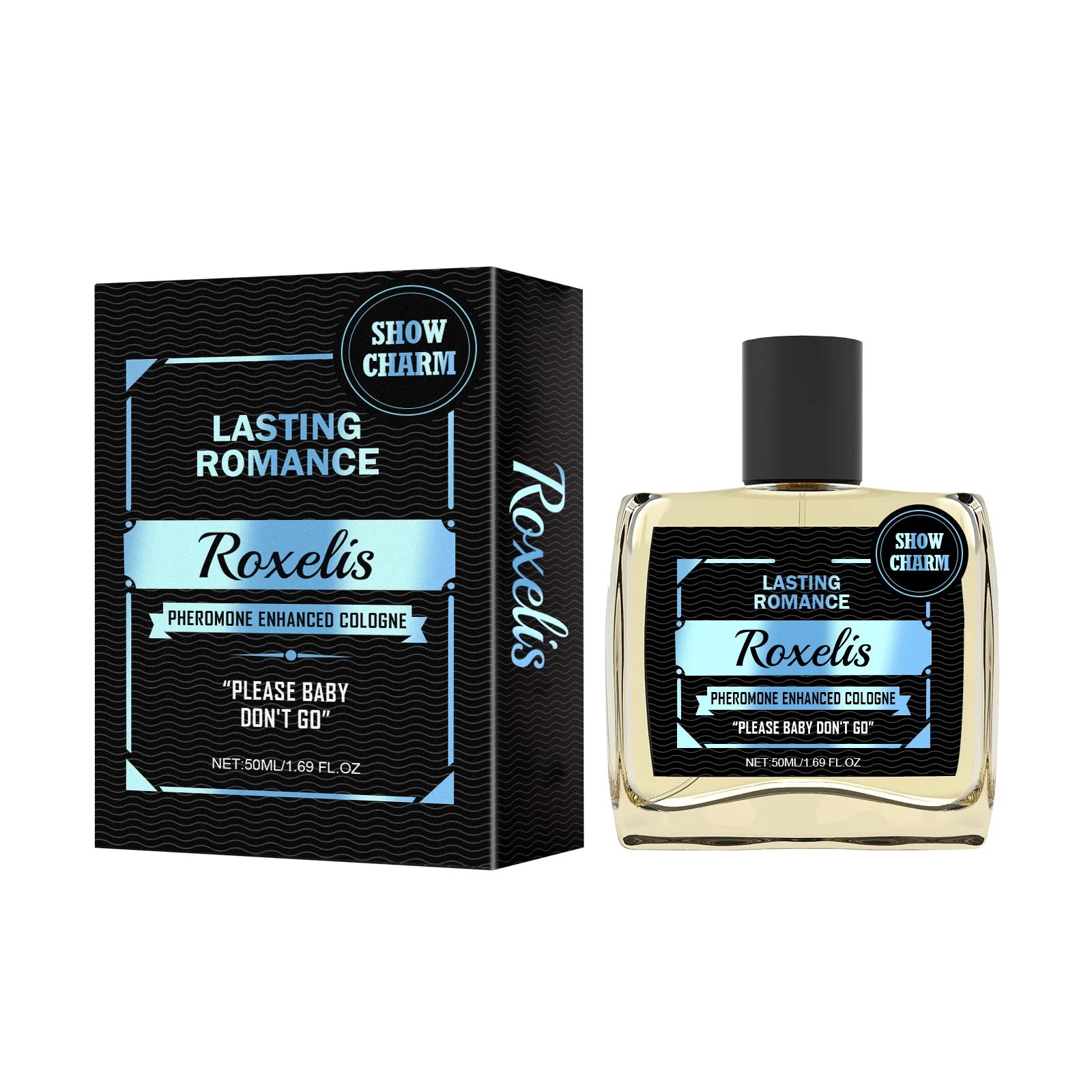 Roxelis 50ml Cologne Pheromone Perfume Sexy Dating Natural Long Lasting Fragrance Floral Scent Flirting Romance Men Perfume Mist