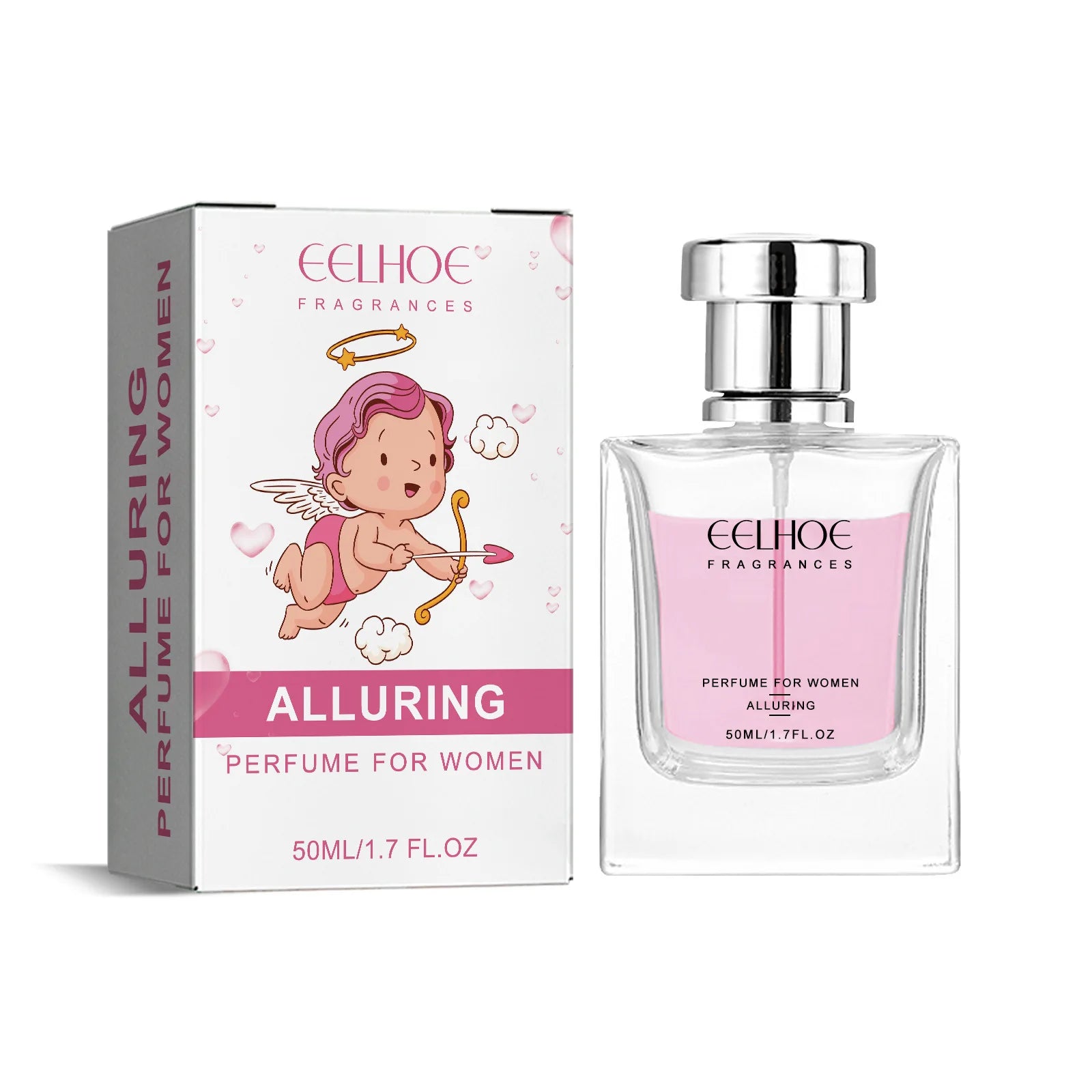 Eelhoe 50ml Cupid Flirting Pheromone Perfume Woman Charming Long Lasting Light Fragrance Refreshing Mist Dating Glamour Perfume