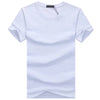 6pcs/lot New Fashion O-Neck Slim Short Sleeve T Shirt Male Trend Casual Mens T-Shirt Korean T Shirts 3XL 4XL 5XL