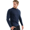 100% Merino Wool Base Layer Men Merino Wool Long Sleeve 240G Midweight Thermal Underwear Wicking Breathable Top + Hiking Socks