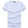 6pcs/lot New Fashion O-Neck Slim Short Sleeve T Shirt Male Trend Casual Mens T-Shirt Korean T Shirts 3XL 4XL 5XL