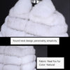 Maomaokong Real Fur Jacket  Women Winter Short Natural real Fox Fur Lady Zipper Fur Coat Female Warm Jacket  with Collar