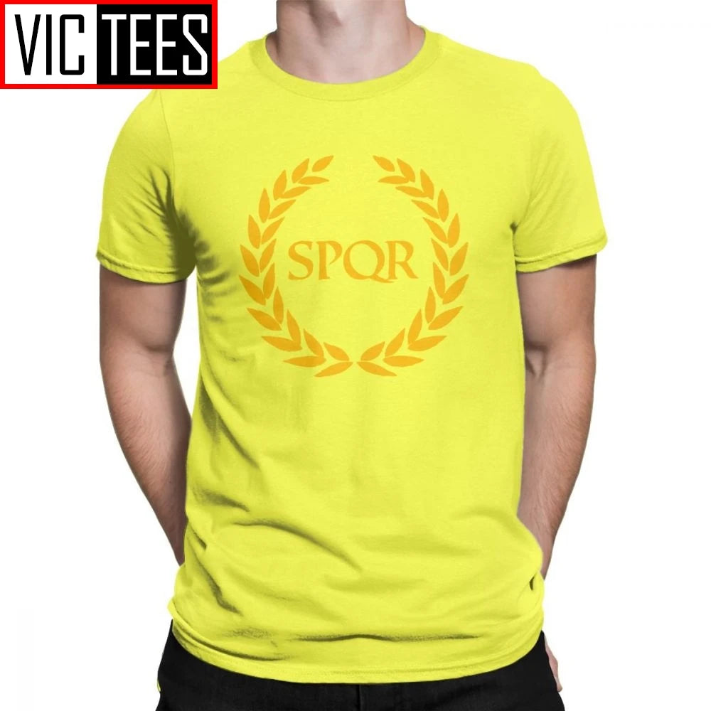 Men's Camp Jupiter SPQR T-Shirt Annabeth Chase Annabeth Percy Jackson New Rome Men T Shirt Hipster Purified Cotton Tees