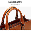 Women Handbag Cross body Shoulder Tote Bag Genuine Leather Shopping Fashion Office Female Real Cowhide Messenger Top Handle Bags