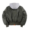 bomber flight jacket MA-1 with hood streetwear clothes mens clothing hip hop baseball letterman oversized varsity