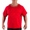 Men Casual Batwing Rag Shirt Male O-Neck Cotton Gym T-Shirt Male Fitness Gym Wear Breathable Bodybuilding Workout Muscle Tee Top