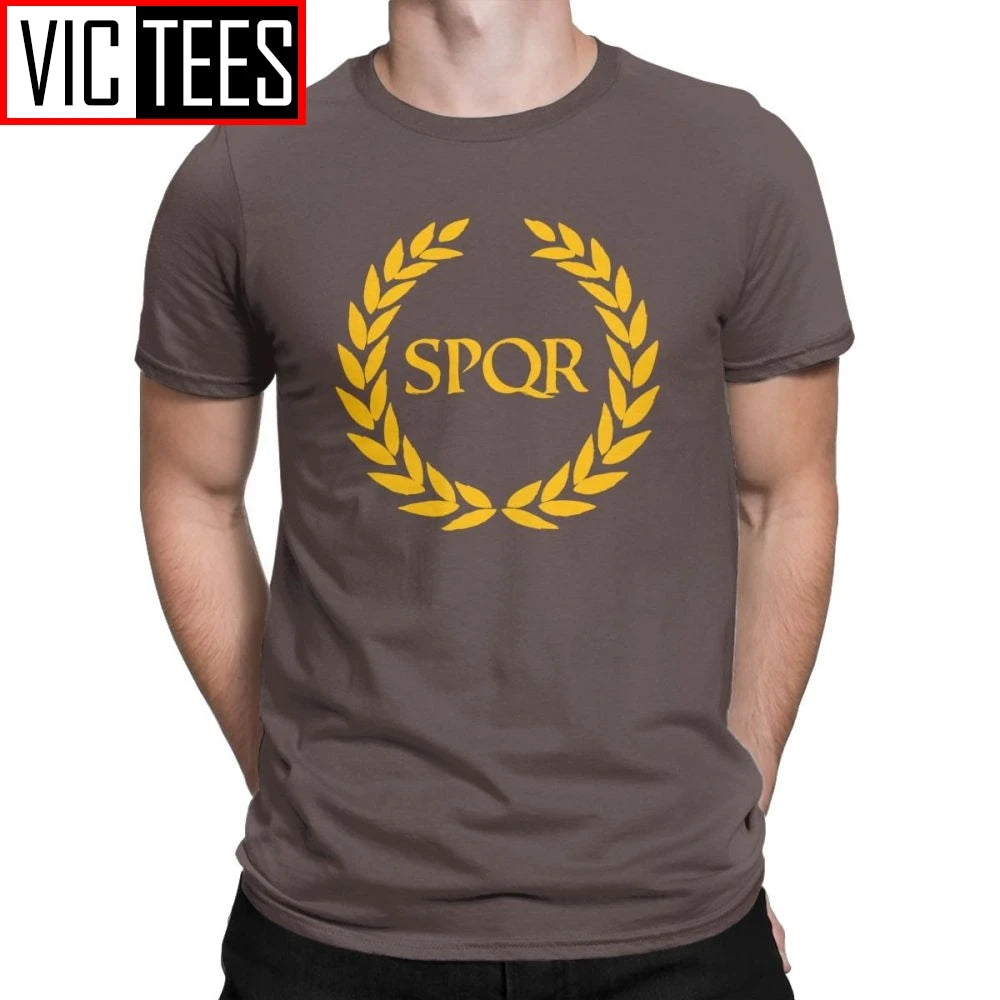 Men's Camp Jupiter SPQR T-Shirt Annabeth Chase Annabeth Percy Jackson New Rome Men T Shirt Hipster Purified Cotton Tees