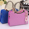 new Luxury simple shells leather handbag Famous brands designer female tide knitting shoulder bag women Messenger bag