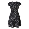 New In Floral Print Wrap Summer Dress Women 2025 Sundress Short Sleeve Sexy V Neck High Waist Slim Fit Short Mini Dresses Femme