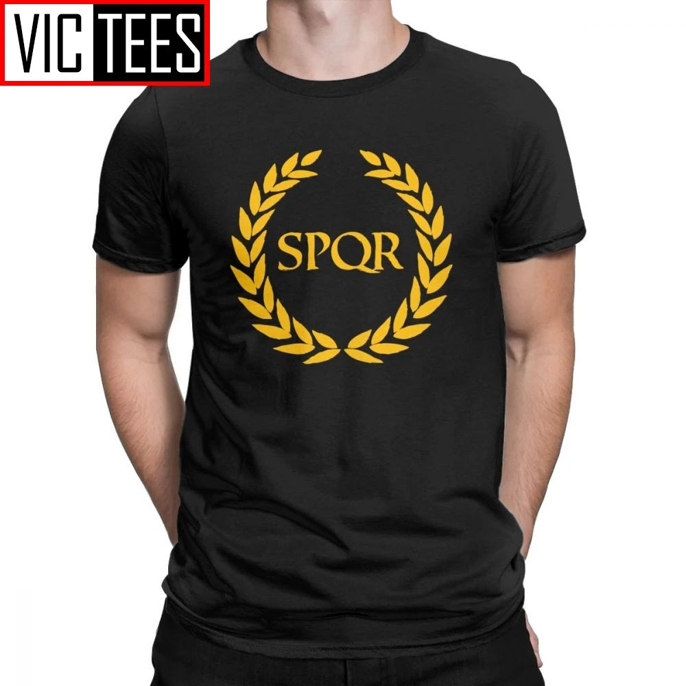 Men's Camp Jupiter SPQR T-Shirt Annabeth Chase Annabeth Percy Jackson New Rome Men T Shirt Hipster Purified Cotton Tees