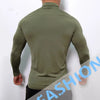 Compression Shirts Men's Fitness Workout Long Sleeve T-shirt Gym Training Tops Muscle Tees