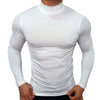 Compression Shirts Men's Fitness Workout Long Sleeve T-shirt Gym Training Tops Muscle Tees