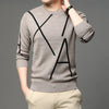 2022 New Fashion Brand Knit High End Designer Winter Wool Pullover Black Sweater for Man Cool Autum Casual Jumper Mens Clothing