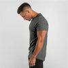 Brand gym clothing fitness t shirt men fashion summer sports short sleeve t-shirt cotton bodybuilding muscle workout tshirt man