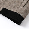 Minglu Autumn Winter Wool Male Jackets Luxury Stand Collar Herringbone Casual Men's Coats Fashion Slim Fit Thicken Man Jackets