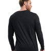 100% Merino Wool Base Layer Men Merino Wool Long Sleeve 240G Midweight Thermal Underwear Wicking Breathable Top + Hiking Socks