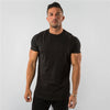 Brand gym clothing fitness t shirt men fashion summer sports short sleeve t-shirt cotton bodybuilding muscle workout tshirt man