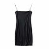 Black Sexy Bodycon Dress Women Casual Shirt Dresses Ladies High Waist Silm Party Dress Summer 2021 Mini Sleeveless Vestidos