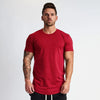 Muscleguys New Plain Clothing fitness t shirt men O-neck t-shirt cotton bodybuilding tee shirts slim fit tops gyms tshirt Homme