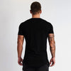 Muscleguys New Plain Clothing fitness t shirt men O-neck t-shirt cotton bodybuilding tee shirts slim fit tops gyms tshirt Homme