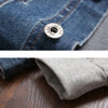 Men Hooded Denim Jacket Mens Casual Jean Jackets Mens Streetwear Cowboy jacket Male Hat Detachable Coat 4XL 5XL