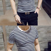 MRMT Brand New Men's T-Shirts Short-Sleeved For Male T-Shirt Version Men Striped Round-Collar T Shirt Tops Tees Man Tshirt