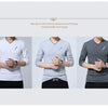 Mens Casual T-shirt Fashion Slim Long Sleeve V Neck Fitness T-shirts Tops Homme Tshirt Boyfriend Gift Harajuku Streetwear