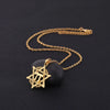 Lemegeton chai Pendant Necklace Men David Star Necklace Gold Color Chain Necklace Religious Symbols Jewelry Israel Jewish