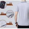 TFETTERS 2024 NEW Casual Striped T-shirt Men Short Sleeve Fitness Men Tee Shirt Clothing Camisetas Men T Shirt Plus Size