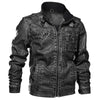 High Quality Mens Leather Jackets Men Motorcycle Jacket Stand Collar Zipper Pockets PU Coats Biker Faux Fashion Outerwear M-8XL