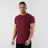 Brand gym clothing fitness t shirt men fashion summer sports short sleeve t-shirt cotton bodybuilding muscle workout tshirt man