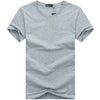 6pcs/lot New Fashion O-Neck Slim Short Sleeve T Shirt Male Trend Casual Mens T-Shirt Korean T Shirts 3XL 4XL 5XL