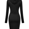 Ladies Dress Autumn Women Hooded Dresses Hoodies Women Sweatshirts Women Hoodies Dress Tops Ladies Clothing