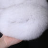 Maomaokong Real Fur Jacket  Women Winter Short Natural real Fox Fur Lady Zipper Fur Coat Female Warm Jacket  with Collar