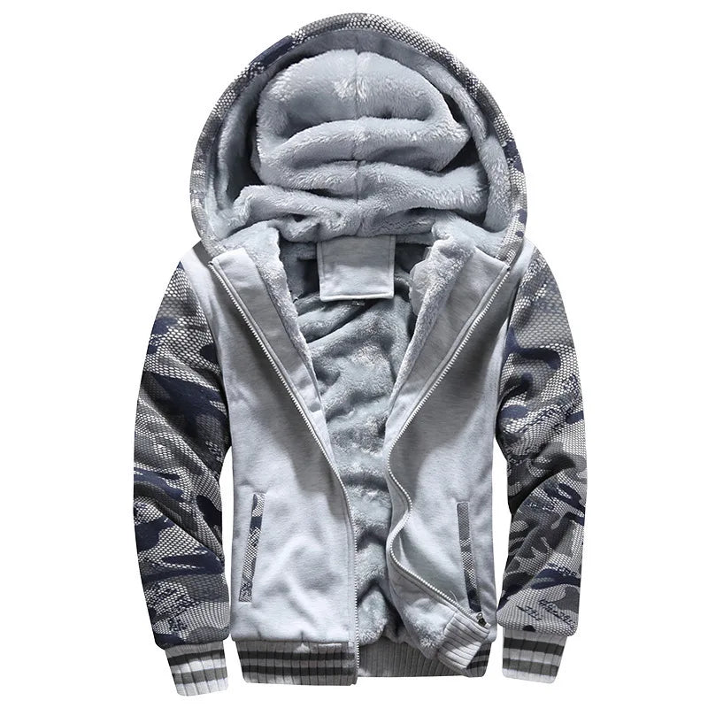 Cardigans Fleece Zipper Hooded