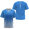 Fashion Men's T Shirt Summer Outdoor Run Fitness Breathable Short Sleeve Letter Badminton Tennis Training Dress Loose O-Neck Top