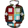 Simple Patchwork Graphics Hoodie Spring Autumn Long Sleeve 3D Geometry Printed Hoodies Casual Oversized Outdoor Sweatshirts