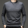 High-quality Men's Long-sleeved T-shirt, Casual, Versatile Men's Daily Henley Shirt, Autumn Thickened Men's O-neck Undershirt.