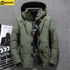 luxury Winter Goose Outdoor Down Jacket Men Winter Warm Solid Color Hooded Down Coats Thick Duck Parka Mens Down Jackets