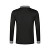 Spring and Autumn men's long sleeved shirt, comfortable business T-shirt, men's street casual fashion top