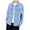 Trendy Denim Jacket Unisex Casual Hooded Spring Autumn Fashion European Style Versatile Brand Men's Loose Fit Border Crossing