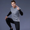 Men Short Sleeve White Tops Shirts Breathable Casual Soild t-Shirts Tee Man Quick Dry Ice Silk Running Gym t Shirt Male Clothes