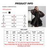 Oymimi Fashion Brown Leopard Print Women's Dress Elegant Long Sleeve Buton Lace-Up Dresses Casual Cascading Ruffle Mini Dresses