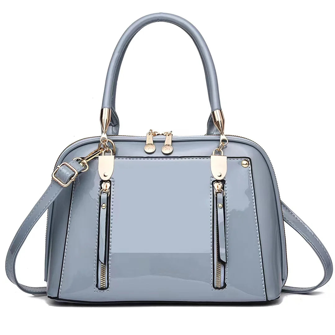 High-quality Bright Leather Ladies Handbag Multifunctional High-quality Leather Ladies Shoulder Bag Luxury Women Crossbody Bags