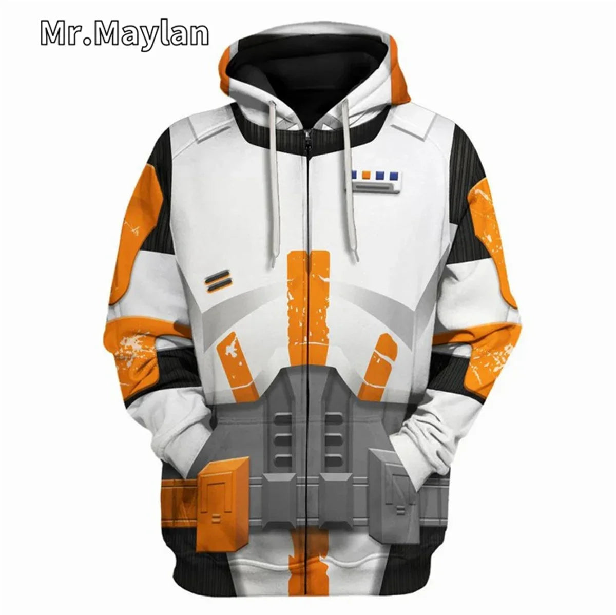 Commander Cody Uniform Cosplay Costume 3D Printed Unisex Hoodie Men Sweatshirt Streetwear Zip Pullover Casual Jacket Tracksuits