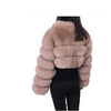 MAOMAOKONG Trend New Real Fur Coat Natural Fox Fur Women's Winter Coats Short Jackets Female Clothing Vests Fashion