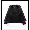 Plus Fleece Splicing European Leather jacket