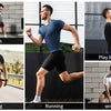 Summer Running T-Shirt Men Short Sleeve Compression Shirt Gym Sports Top White & Black Quick Dry Breathable MMA Fitness Clothing