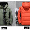 luxury Winter Goose Outdoor Down Jacket Men Winter Warm Solid Color Hooded Down Coats Thick Duck Parka Mens Down Jackets