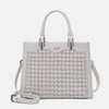 Leather Woven Women's Bag, light luxury Handbag, High-Quality Shoulder Bag, Crossbody Bag, Fashionable Women's Bag Trend